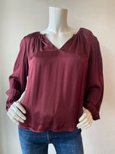 Load image into Gallery viewer, Velvet - Riana L/S Boho Top - Wild Berry