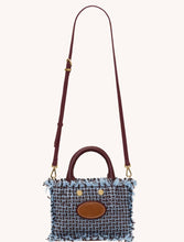Load image into Gallery viewer, Hammitt - Olympia Tote Mini - Blueberry Sorbet/Gold