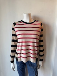 Zaket & Plover - Coral Stripe Sweater - Coral