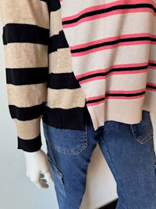 Zaket & Plover - Coral Stripe Sweater - Coral