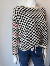 Load image into Gallery viewer, Zaket &amp; Plover - Checkerboard Sweater - Vanilla