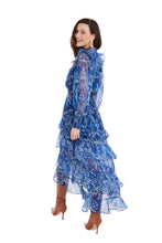 Load image into Gallery viewer, Allison New York - Joleen Maxi Dress - Blue Ikat
