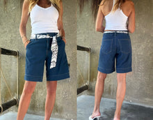 Load image into Gallery viewer, Flog -  Jess Shorts - Dark Denim