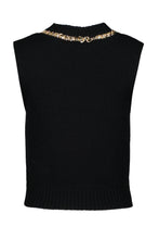 Load image into Gallery viewer, Bishop + Young - Savoy Chain Detail Sweater Tank - Black