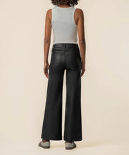 Load image into Gallery viewer, Kut From The Kloth - Meg High Rise Wide Leg Coated Jeans - Matte Black