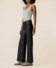 Load image into Gallery viewer, Kut From The Kloth - Meg High Rise Wide Leg Coated Jeans - Matte Black