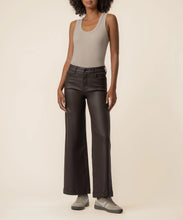 Load image into Gallery viewer, Kut From The Kloth - Meg Coated High Rise Wide Leg Jeans - Chocolate