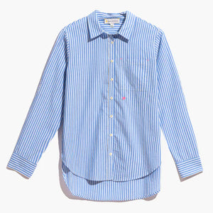 Kerri Rosenthal - Mia Shirt Stripe - Blue/White