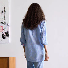 Load image into Gallery viewer, Kerri Rosenthal - Mia Shirt Stripe - Blue/White