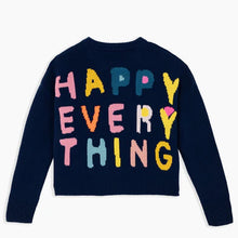 Load image into Gallery viewer, Kerri Rosenthal - Boyfriend Happy Every Thing Sweater - Indigo