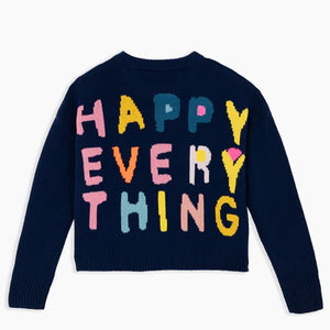 Kerri Rosenthal - Boyfriend Happy Every Thing Sweater - Indigo