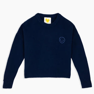 Kerri Rosenthal - Boyfriend Happy Every Thing Sweater - Indigo