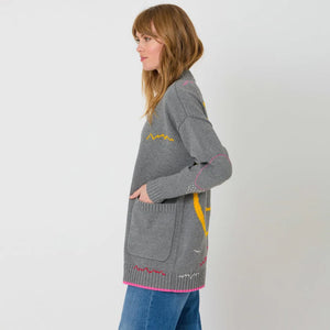 Kerri Rosenthal - Poppy Cardigan - Gray