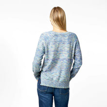 Load image into Gallery viewer, Kerri Rosenthal - Colette Spacedye Sweater - Blue Spacedye