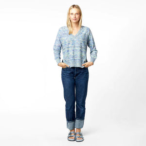 Kerri Rosenthal - Colette Spacedye Sweater - Blue Spacedye