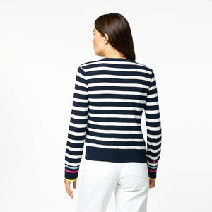 Kerri Rosenthal - Liz Smiley Sweater - Indigo