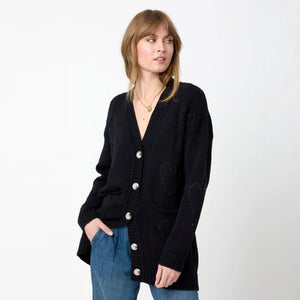 Kerri Rosenthal - Poppy Zero Waste Cardi - Black