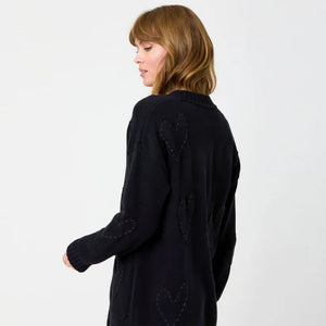 Kerri Rosenthal - Poppy Zero Waste Cardi - Black