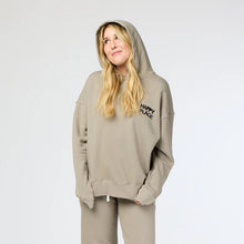 Load image into Gallery viewer, Kerri Rosenthal - Boyfriend Hoodie - Smiley Taupe