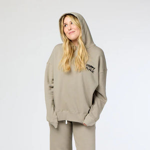 Kerri Rosenthal - Boyfriend Hoodie - Smiley Taupe