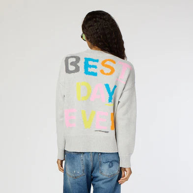 Kerri Rosenthal - Benton Sweater - Best Day Ever - Silver