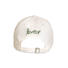 Load image into Gallery viewer, Kerri Rosenthal - Imperfect Heart Hat - Ecru/Green