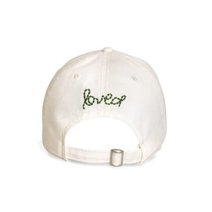 Kerri Rosenthal - Imperfect Heart Hat - Ecru/Green