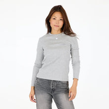 Load image into Gallery viewer, Kerri Rosenthal - Long Sleeve Rib Tee - Grey