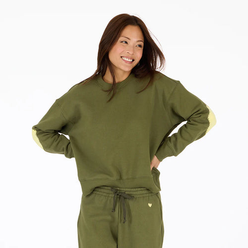 Kerri Rosenthal - Ex Boyfriend Sweatshirt - Army Green