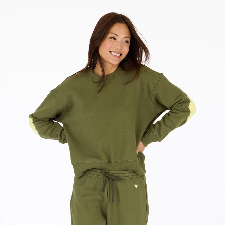 Kerri Rosenthal - Ex Boyfriend Sweatshirt - Army Green