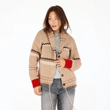 Load image into Gallery viewer, Kerri Rosenthal - Shawl Collar Ker-Isle Cardigan - Multi