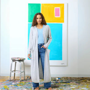 Kerri Rosenthal - Super Duper Love on Repeat Duster - Heather Grey