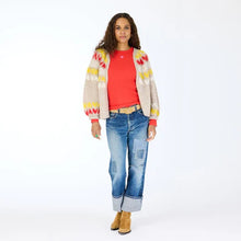 Load image into Gallery viewer, Kerri Rosenthal - Ribbed Long Sleeve Tee -Red