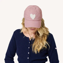 Load image into Gallery viewer, Kerri Rosenthal - KR Imperfect Heart Hat - Mauve/Chenille