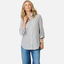 Load image into Gallery viewer, Kerri Rosenthal - Mia Stripe Shirt - Black/White
