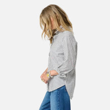 Load image into Gallery viewer, Kerri Rosenthal - Mia Stripe Shirt - Black/White
