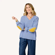 Load image into Gallery viewer, Kerri Rosenthal - Frenchy V-Neck Sweater - French Blue