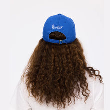 Load image into Gallery viewer, Kerri Rosenthal - KR Imperfect Heart Hat - Bright Blue/White