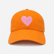Load image into Gallery viewer, Kerri Rosenthal - KR Imperfect Heart Hat - Clementine/Palm Pink