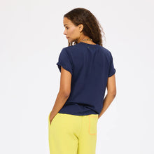 Load image into Gallery viewer, Kerri Rosenthal - Suke Tee - Indigo/Cactus