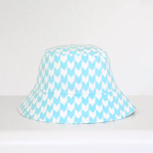 Kerri Rosenthal Bucket Hat - Heart & Checks - Saltwater