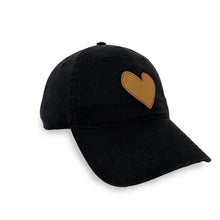 Load image into Gallery viewer, Kerri Rosenthal - Imperfect Heart Hat - Black/Brown