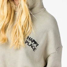 Load image into Gallery viewer, Kerri Rosenthal - Boyfriend Hoodie - Smiley Taupe