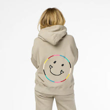 Load image into Gallery viewer, Kerri Rosenthal - Boyfriend Hoodie - Smiley Taupe