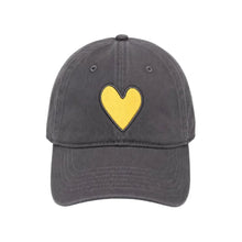 Load image into Gallery viewer, Kerri Rosenthal - Imperfect Heart Hat - Anthracite-Pear