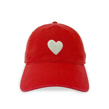 Load image into Gallery viewer, Kerri Rosenthal - Imperfect Heart Hat - Cherry/White