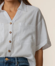 Load image into Gallery viewer, Kut From The Kloth - Brianna Top - White