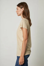 Load image into Gallery viewer, Velvet - Lilith V-Neck Tee - Buckwheat