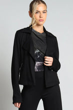 Load image into Gallery viewer, Lola + Sophie - Ponte Moto Jacket - Black