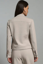Load image into Gallery viewer, Lola &amp; Sophie -Scuba Moto Jacket  - Beige